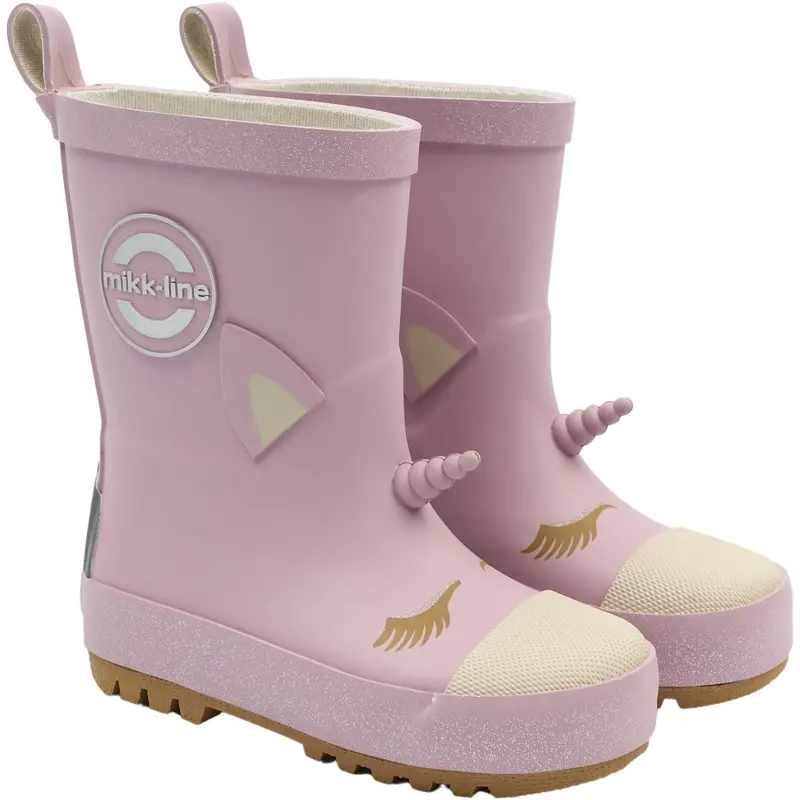 Mikk-Line Mauve Shadows Gummistøvler 3D Unicorn 1