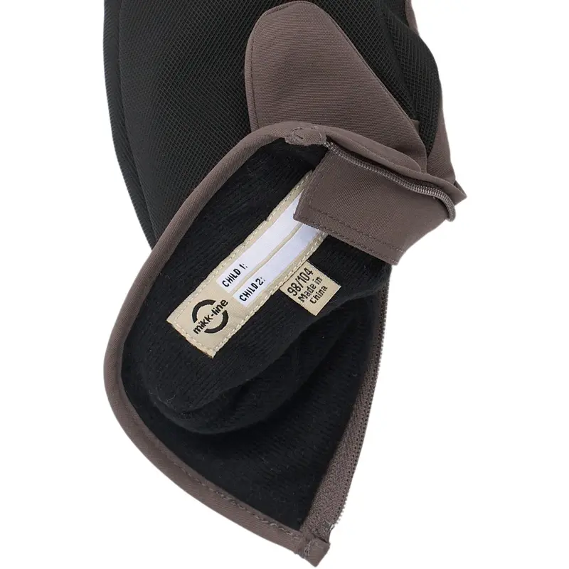 Mikk-Line Sparrow Polyester Tussor Vanter Med Lynlås 3