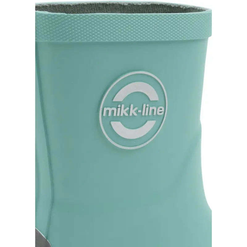 Mikk-Line Stone Blue Gummistøvler Solid - Barefoot 4