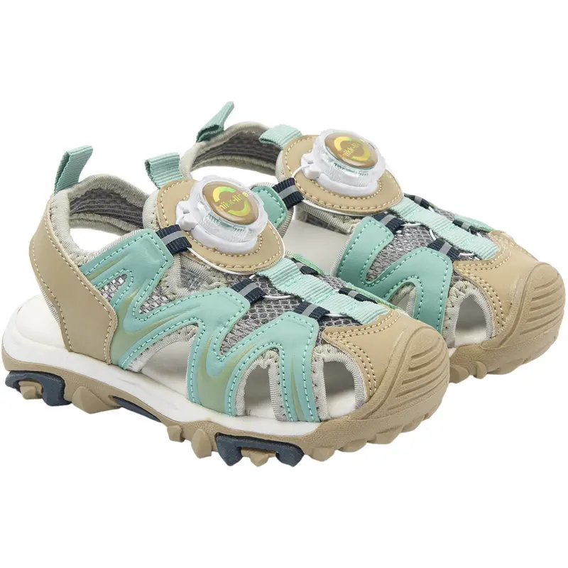 Mikk-Line Stone Blue Sandal Med Mesh 1