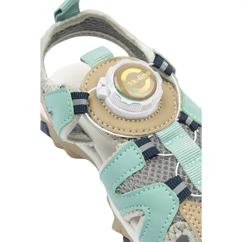 Mikk-Line Stone Blue Sandal Med Mesh 2
