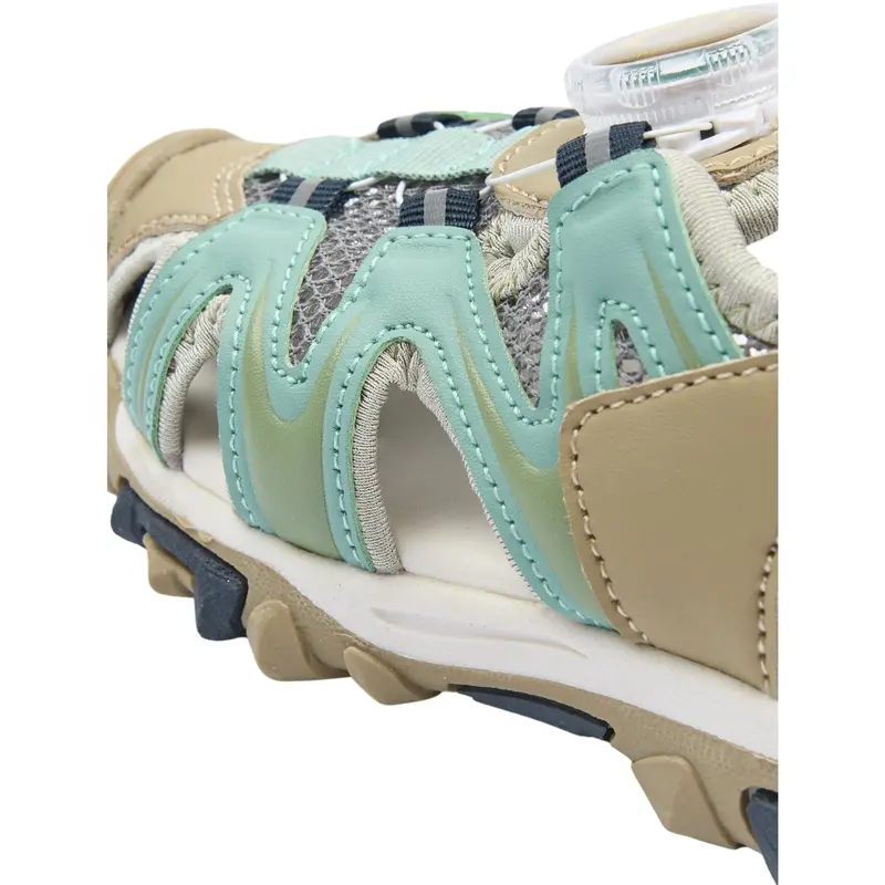 Mikk-Line Stone Blue Sandal Med Mesh 3