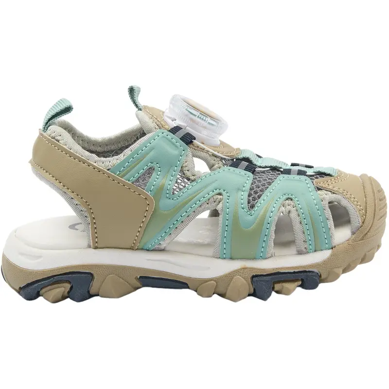 Mikk-Line Stone Blue Sandal Med Mesh 4