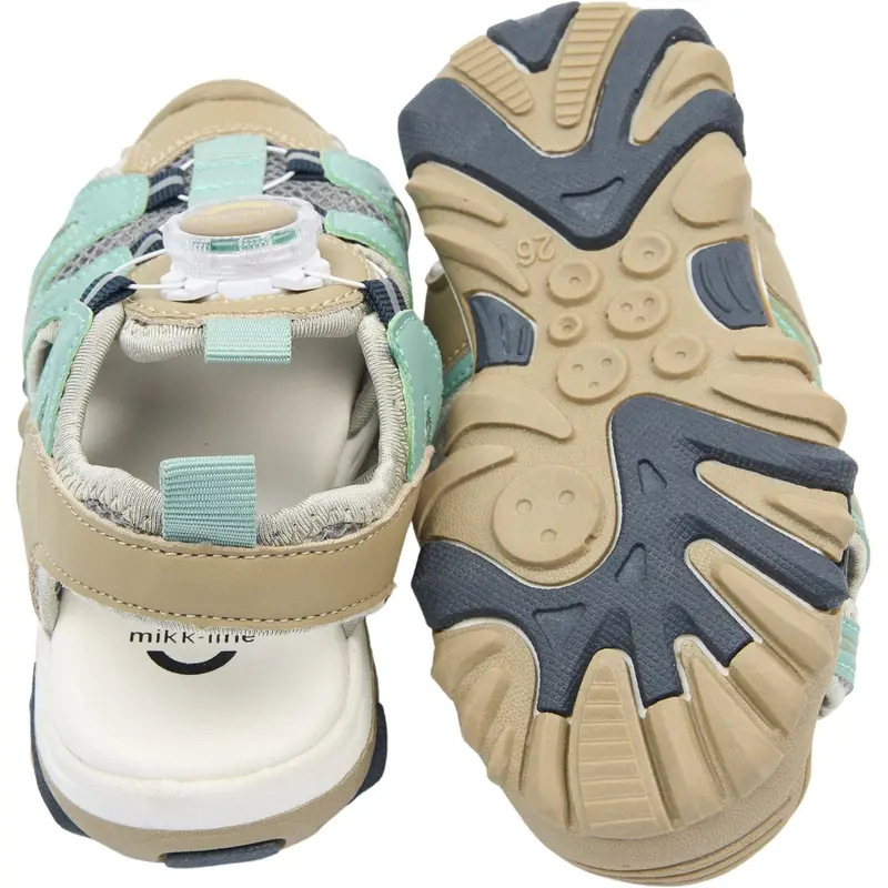 Mikk-Line Stone Blue Sandal Med Mesh 6