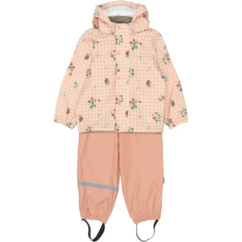 Mikk-Line Strawberry Aop Pu Rain Sæt Aop 1