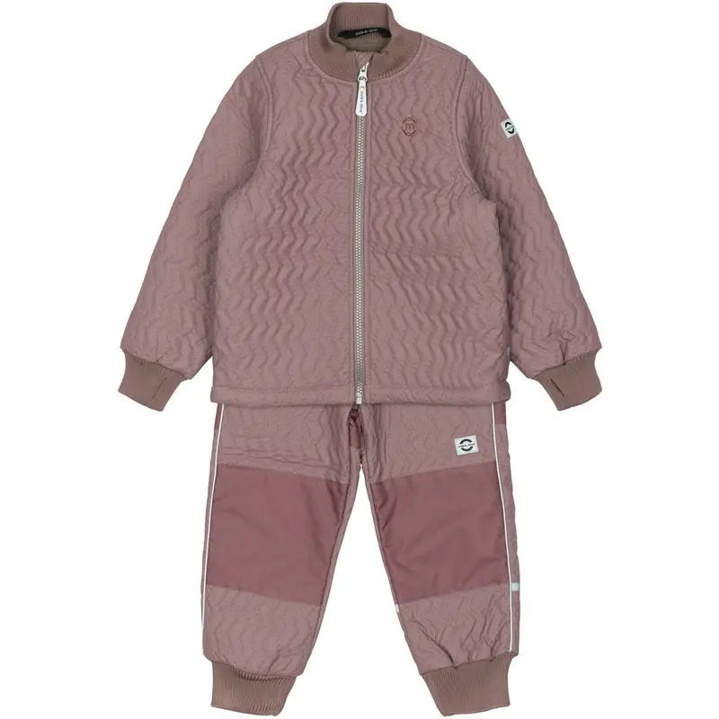 Mikk-Line Twilight Mauve Termosæt Med Fleece 1