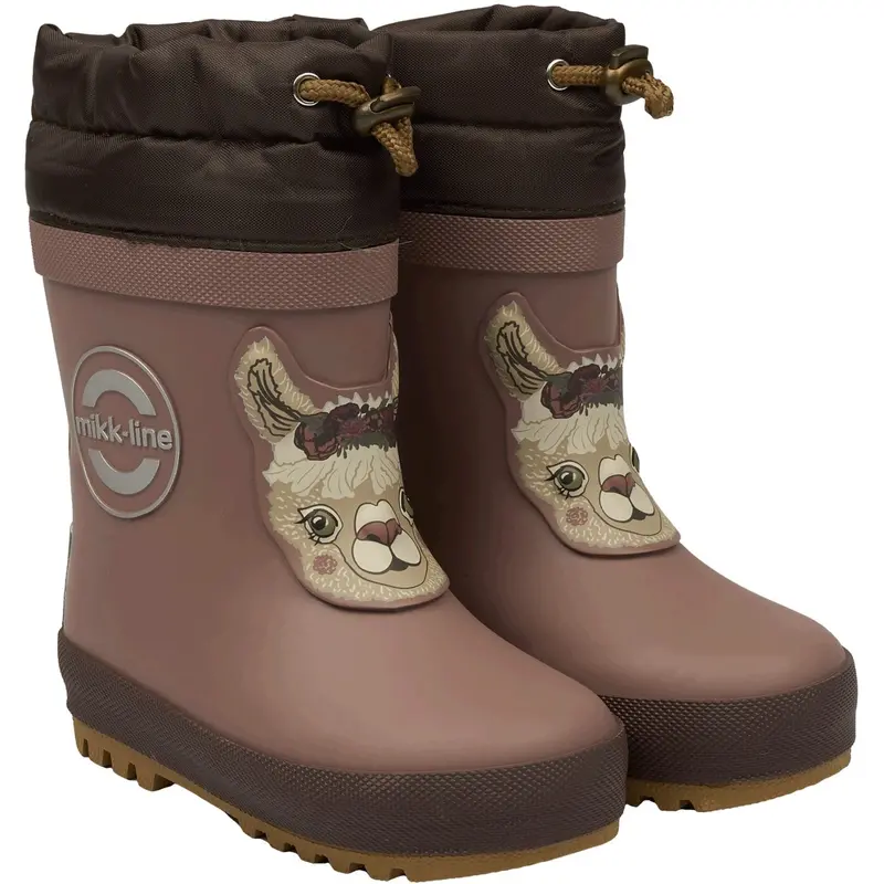 Mikk-Line Twilight Mauve Winter Gummistøvler 3D 1