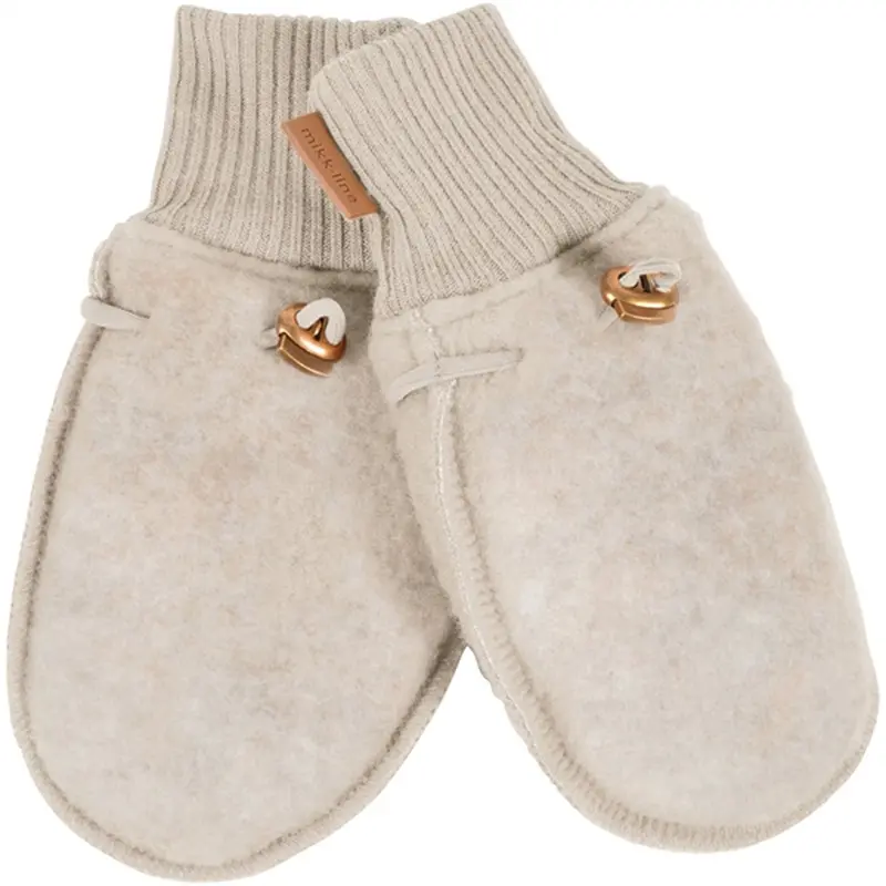 Mikk-Line Uld Luffer Melange Offwhite 1