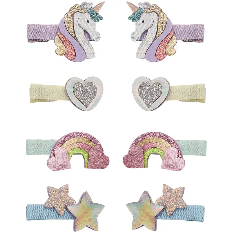 Mimi & Lula 8 Hårclips - Mini Dreamy My Little Unicorn 1