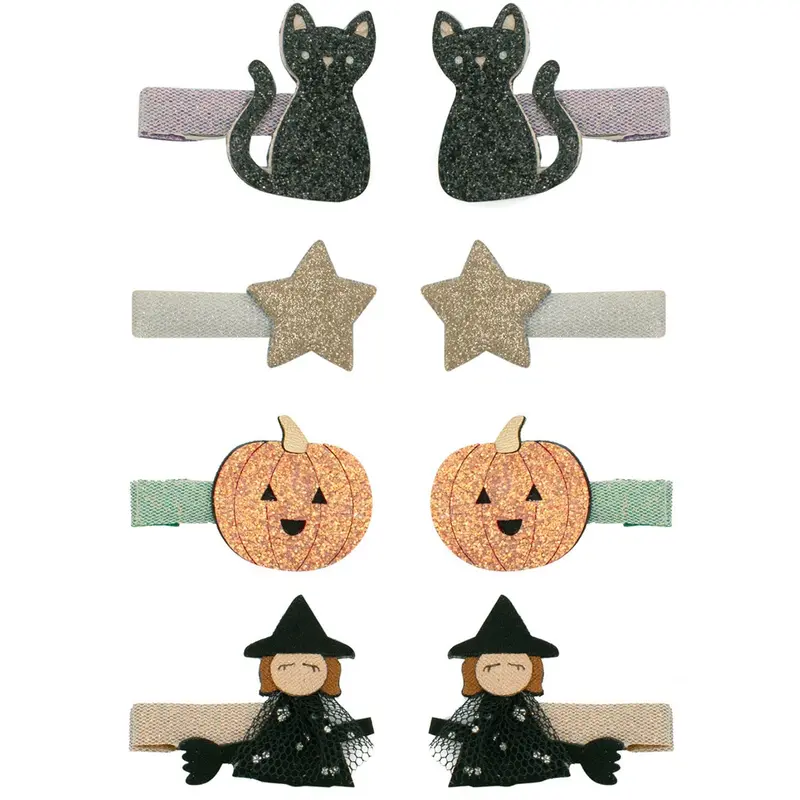 Mimi & Lula 8 Hårclips - Mini Halloween 1