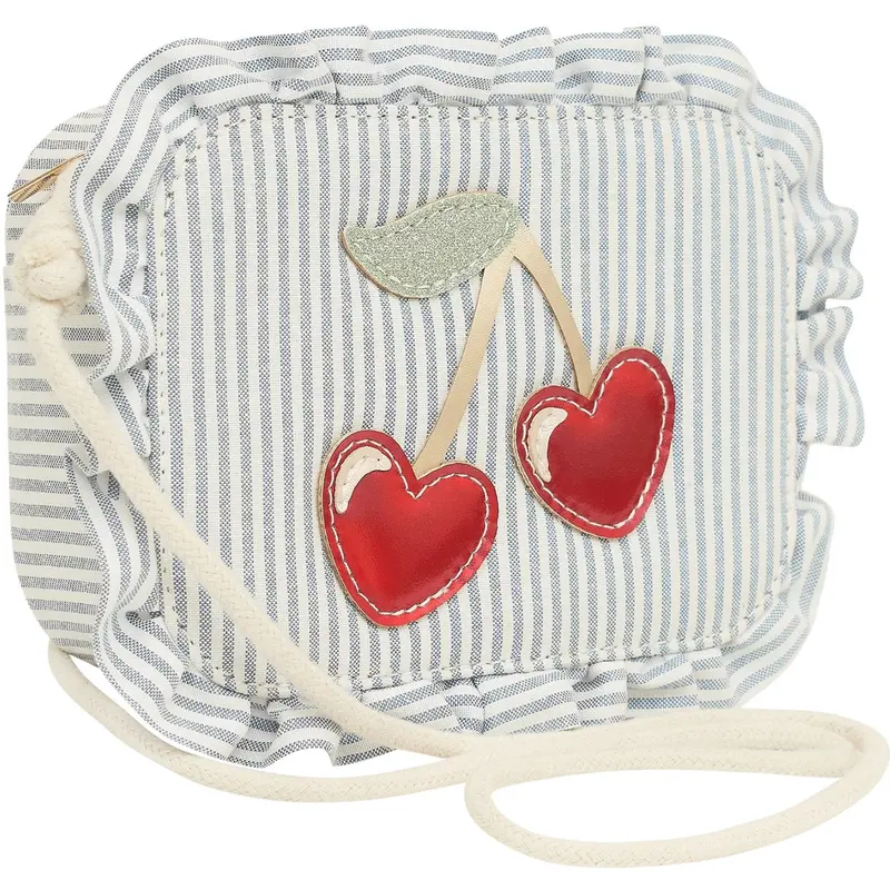 Mimi & Lula Skuldertaske - Striped Cherry Mon Cheri 1