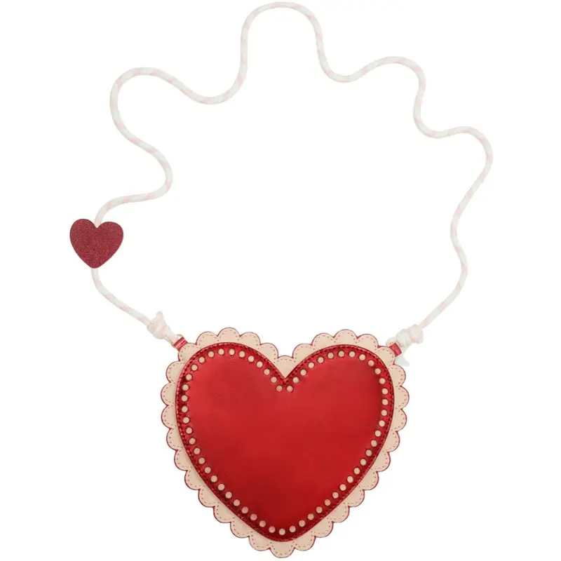 Mimi & Lula Taske Med Rem - Scalloped Heart Valentines 1