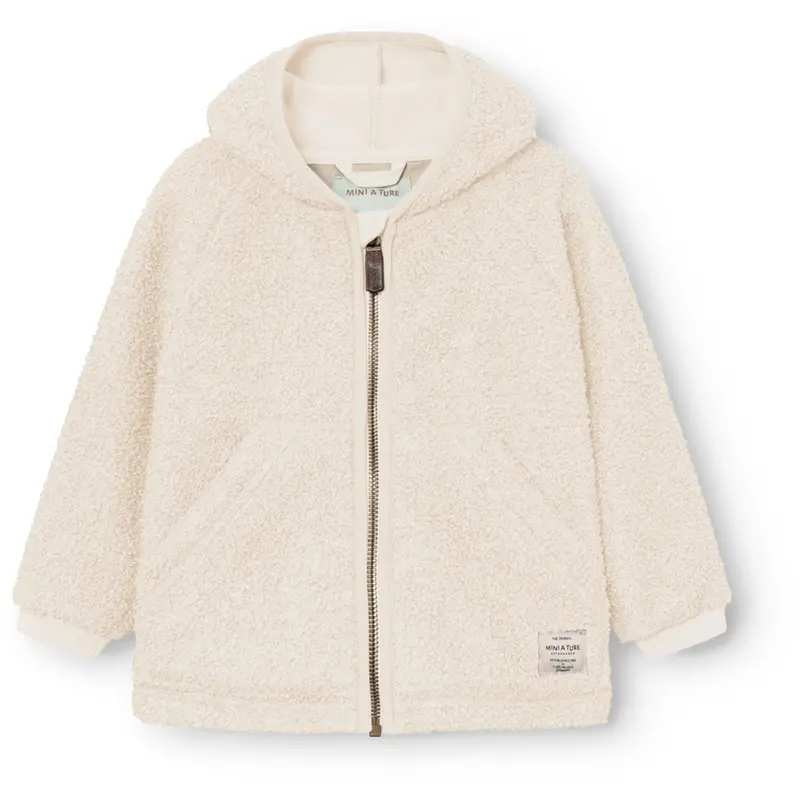 Mini A Ture Angora Cream Matliff Teddyfleece Jakke. Grs 1