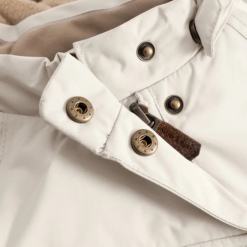 Mini A Ture Angora Cream Matwang Fleece Lined Winter Jacket. Grs 3