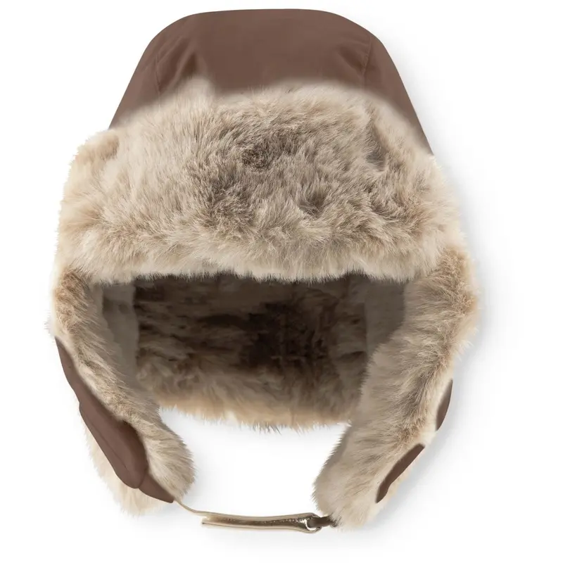 Mini A Ture Chestnut Brown Matcrister Bamse Lined Winter Hætte 1