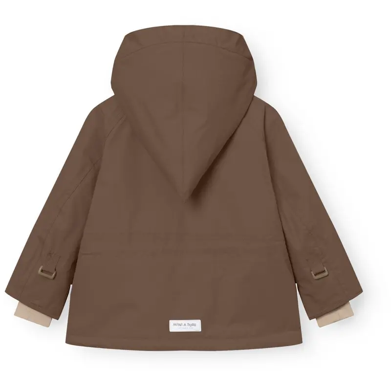 Mini A Ture Chestnut Brown Matwang Fleece Lined Winter Jacket. Grs 7