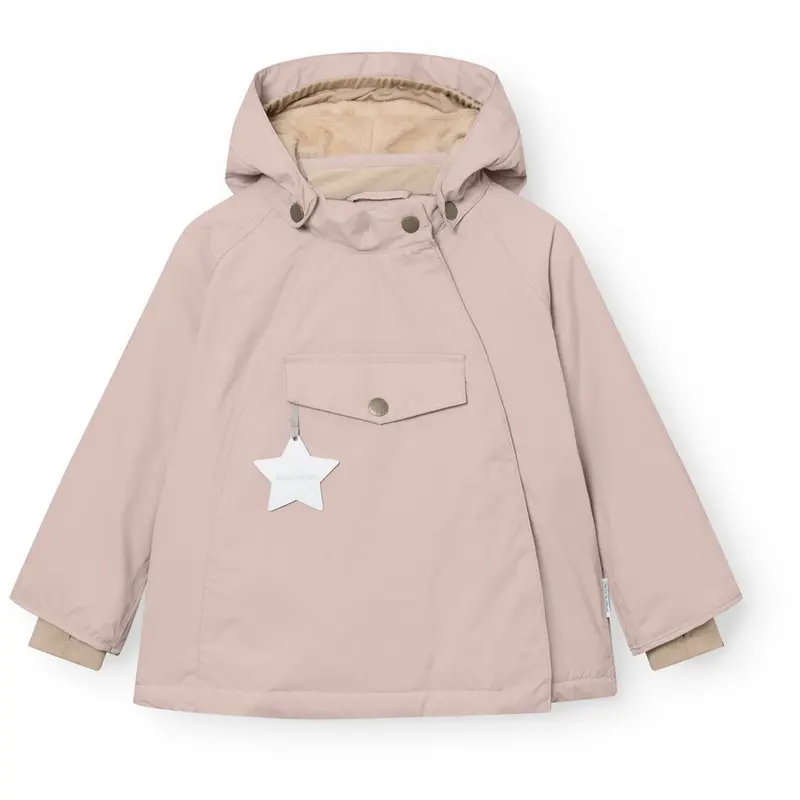 Mini A Ture Cloudy Rose Matwang Fleece Lined Winter Jacket. Grs 1