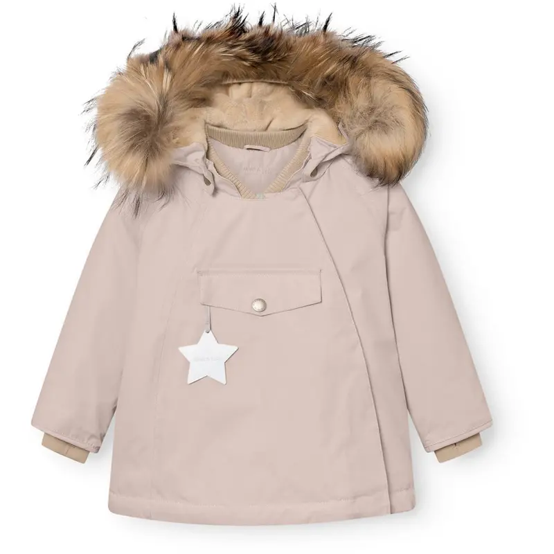 Mini A Ture Cloudy Rose Matwang Fleece Lined Winter Jakke Fur. Grs 1