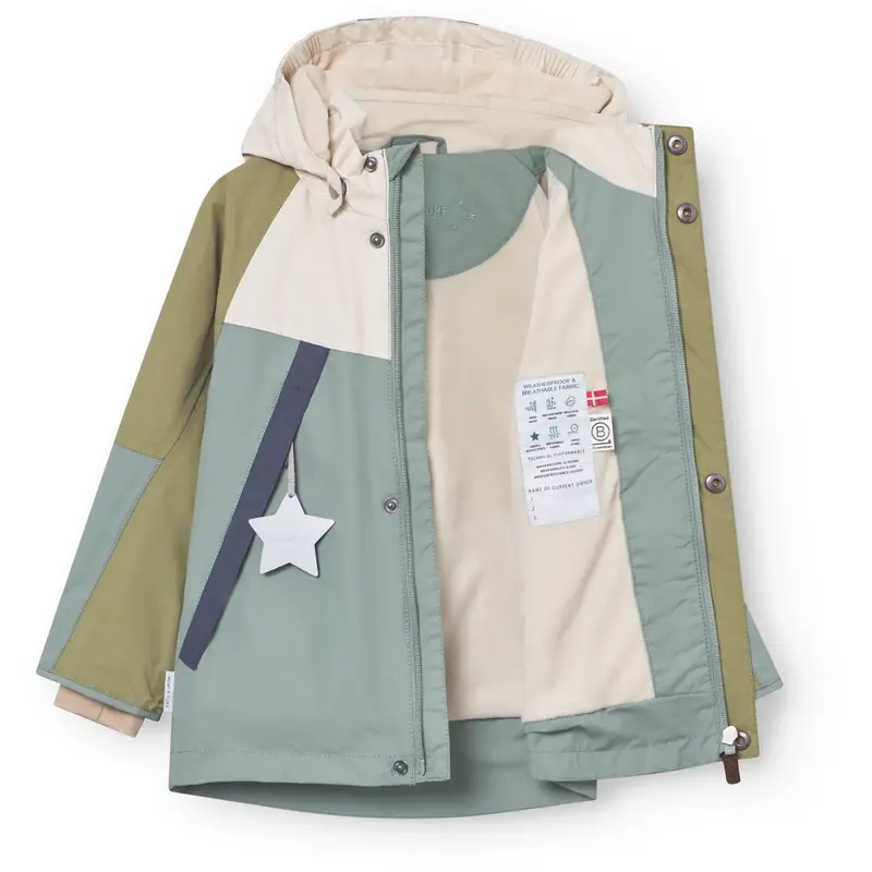 Mini A Ture Granite Green Col. B. Matvalon Fleece Lined Jacket. Grs 3