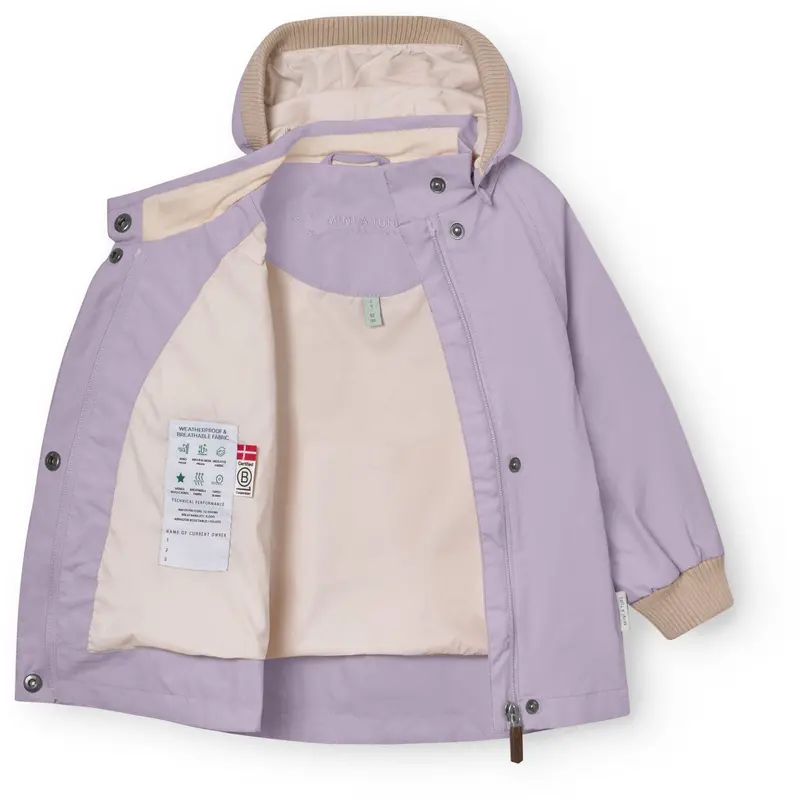 Mini A Ture Minimal Lilac Matwai Jacket. Grs 2