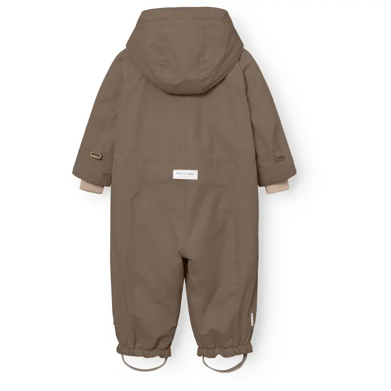 Mini A Ture Morel Grey Matwisti Fleece Lined Snowsuit. Grs 5