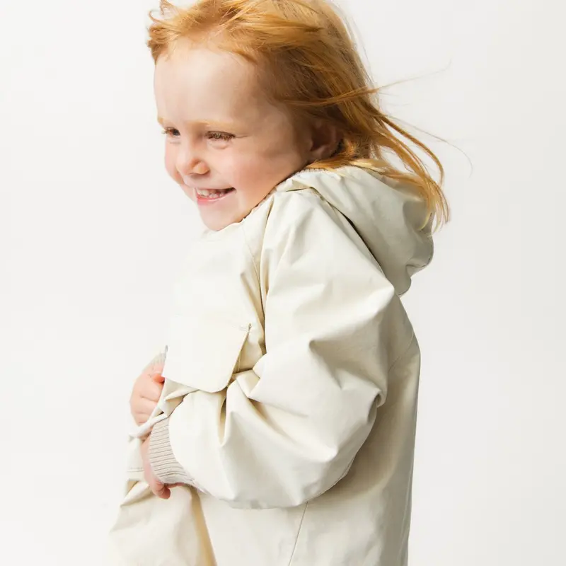 Mini A Ture Sandshell Matwai Fleece Lined Jacket. Grs 4