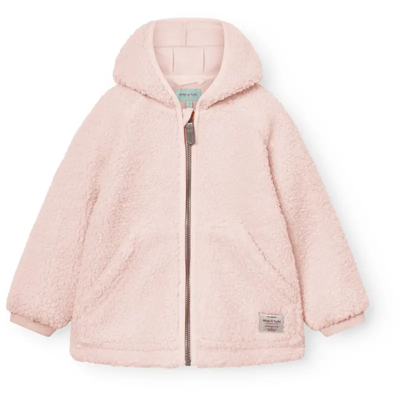 Mini A Ture Shell Rose Matliff Teddyfleece Jacket. Grs 1