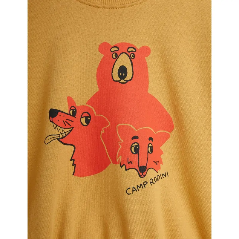 Mini Rodini Beige Camp Rodini Sp Sweatshirt 3