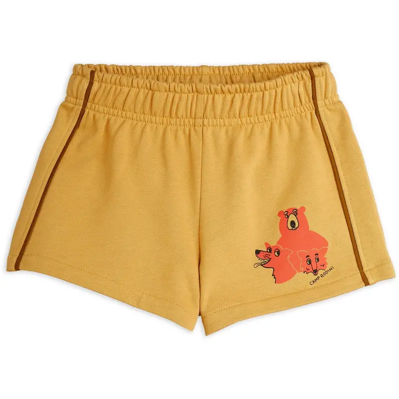 Mini Rodini Beige Camp Rodini Sp Sweatshorts 1