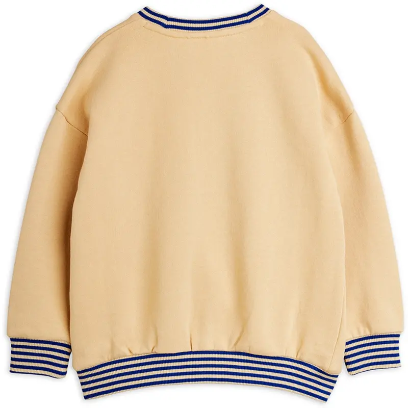 Mini Rodini Beige Football Chenille Sweatshirt 3