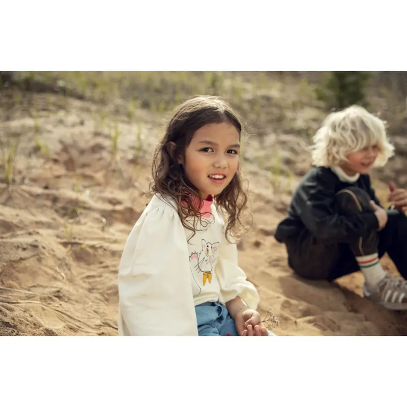 Mini Rodini Black Mammoth Chenille Sweatshirt 5