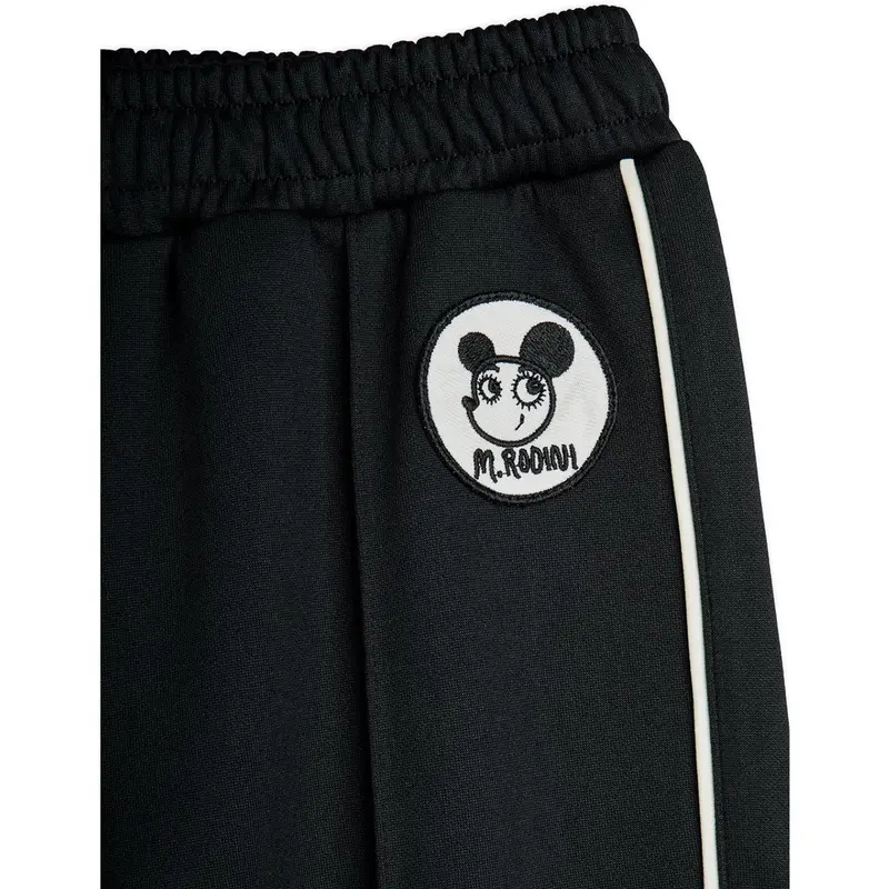 Mini Rodini Black Ritzratz Patch Trousers 2