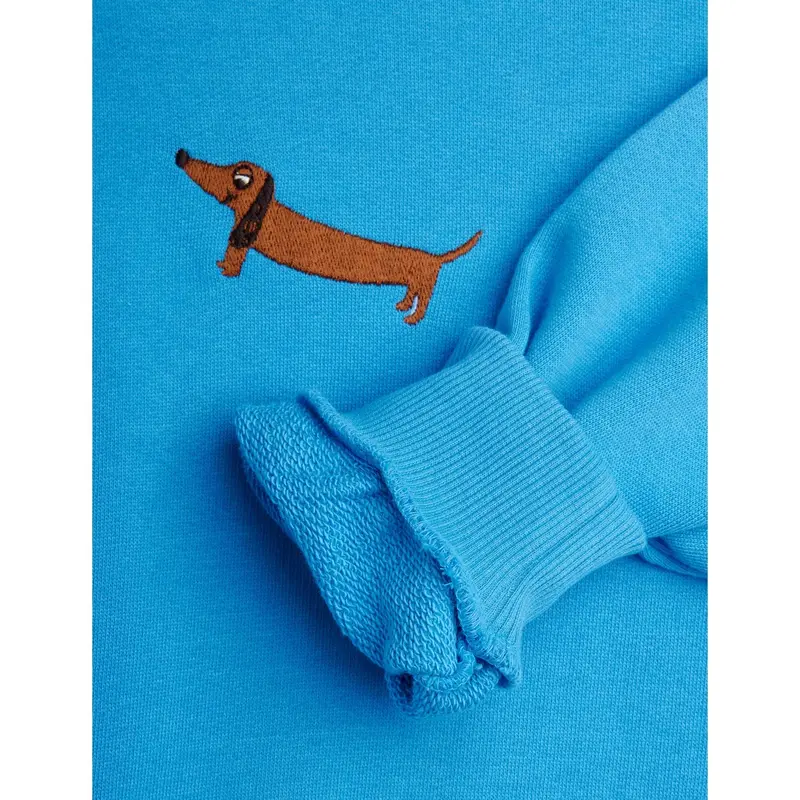 Mini Rodini Blue Dog Emb Sweatshirt 3