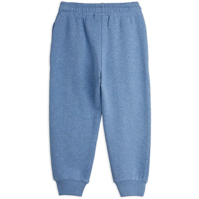 Mini Rodini Blue Panther Sp Melange Sweatpants 3