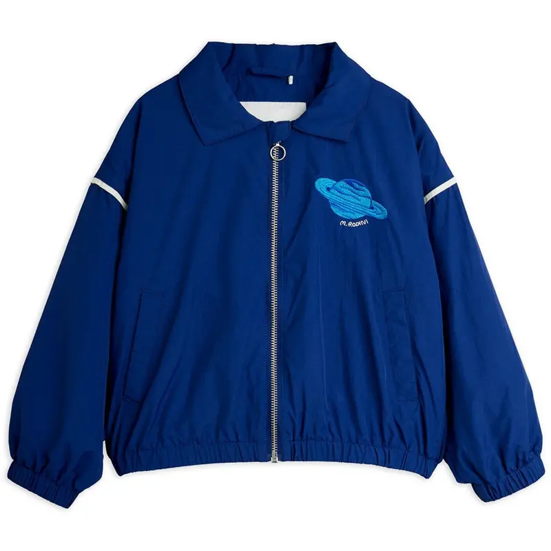 Mini Rodini Blue Planet Emb Nylon Jakke 1