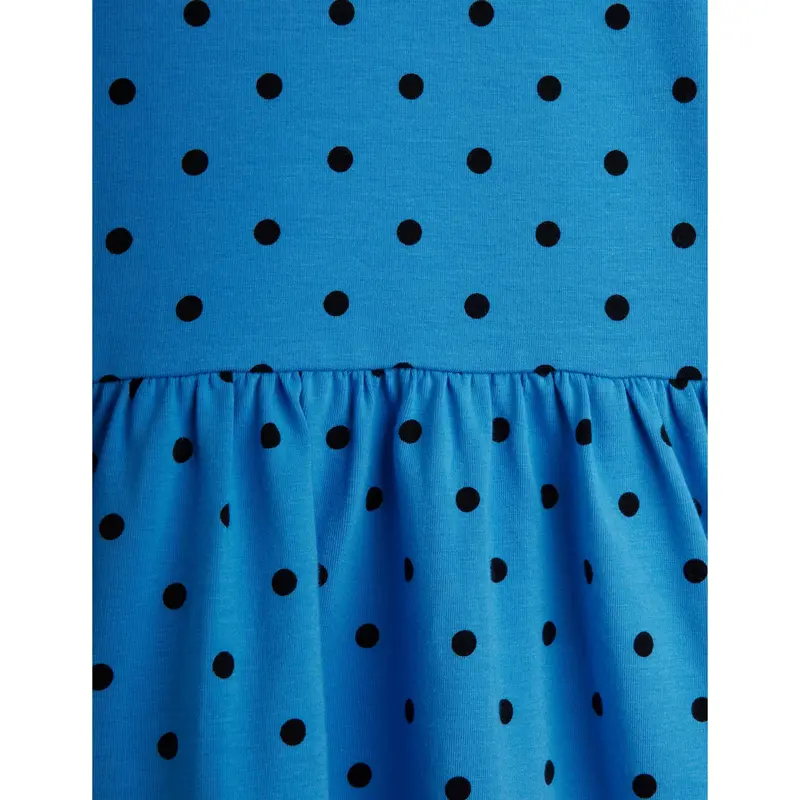 Mini Rodini Blue Polka Dots Aop Ls Kjole 2