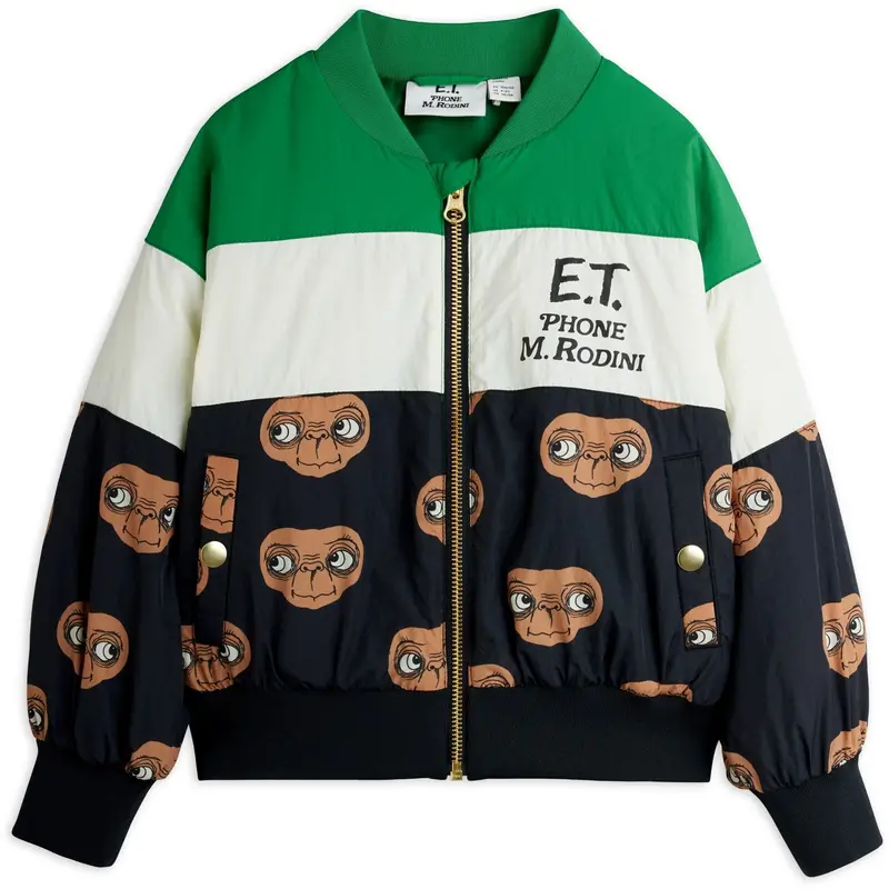 Mini Rodini Green E.T. Baseball Jakke 1