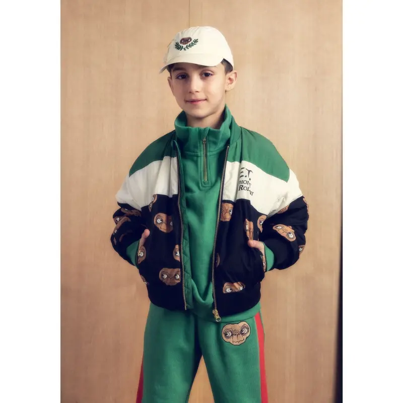 Mini Rodini Green E.T. Baseball Jakke 5