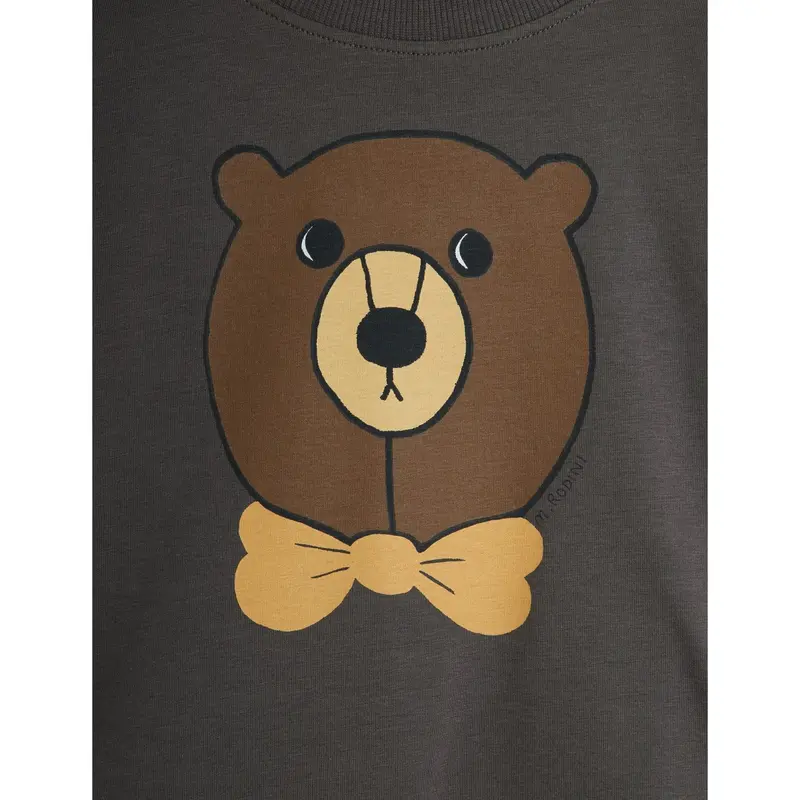 Mini Rodini Grey Bjørn Sp Ls Top 2