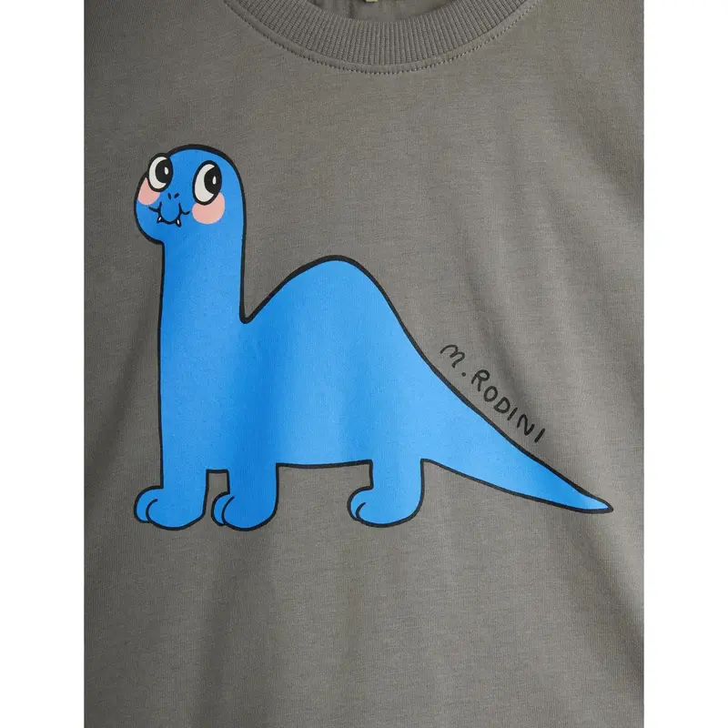 Mini Rodini Grey Dino Sp Ss Tee 4
