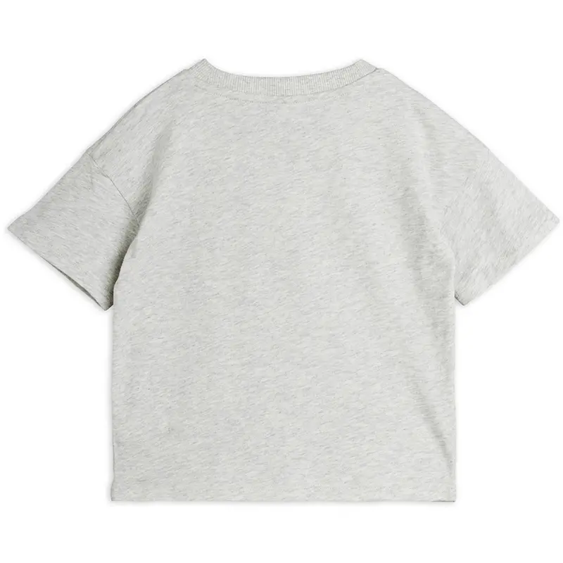 Mini Rodini Grey Melange Eyes Sp Ss Tee 6