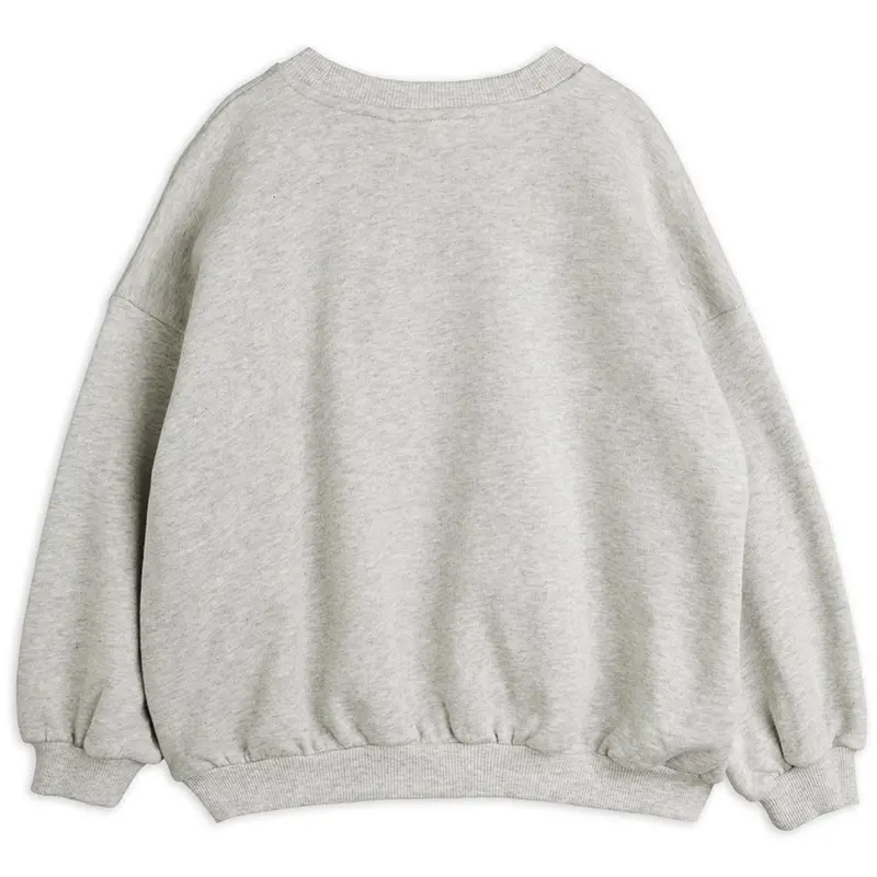 Mini Rodini Grey Melange Planet Emb Sweatshirt 3