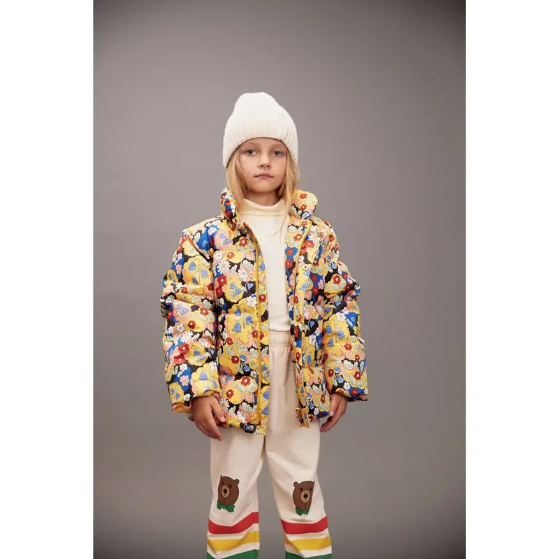 Mini Rodini Multi Flowers Aop Citypuffer 2