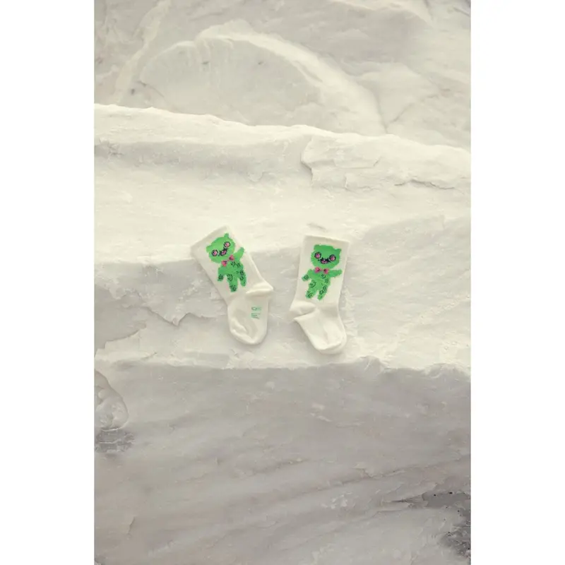 Mini Rodini Off-White Alien 2-Pak Strømper 2