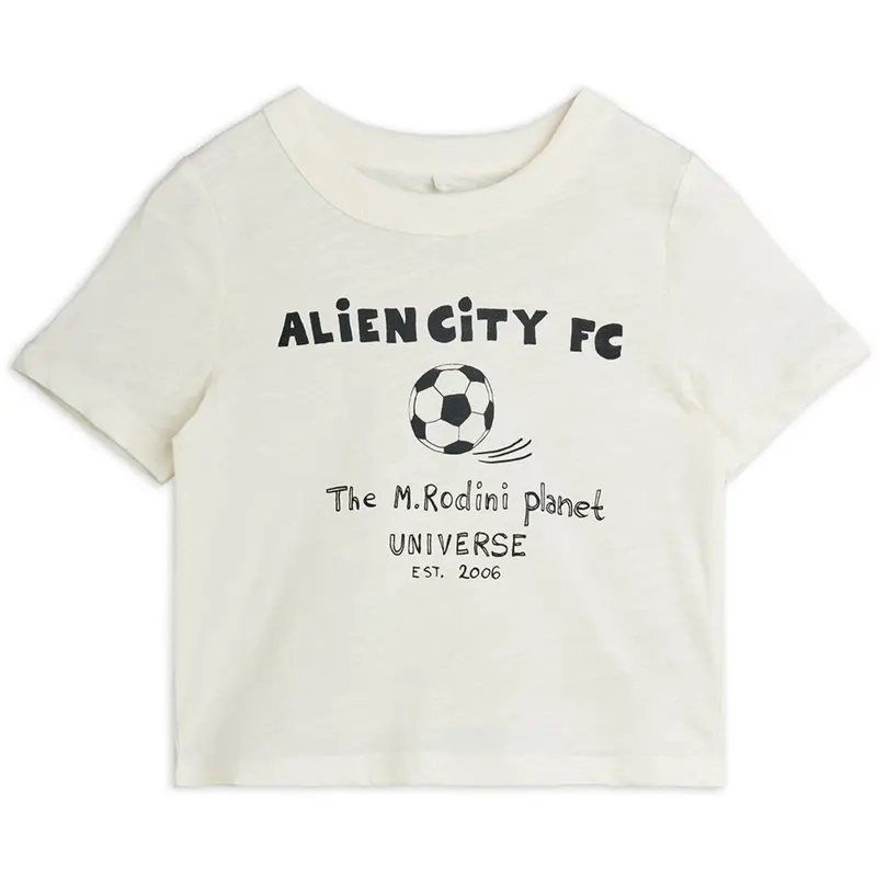 Mini Rodini Off-White Alien City Fc Sp Ss Tee 1