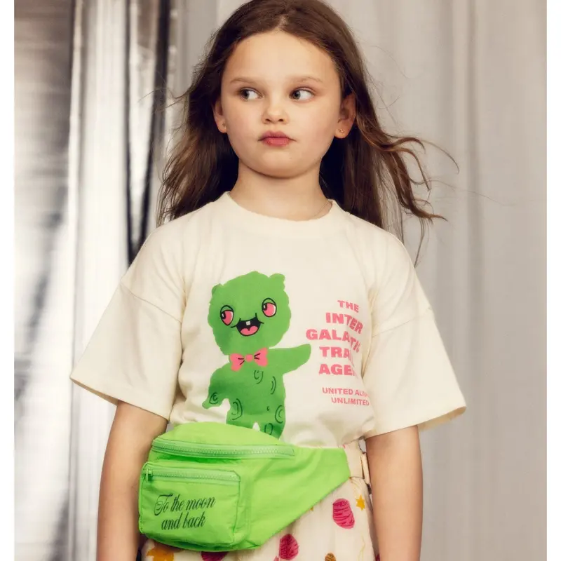 Mini Rodini Off-White Alien Travel Agency Sp Ss Tee 2