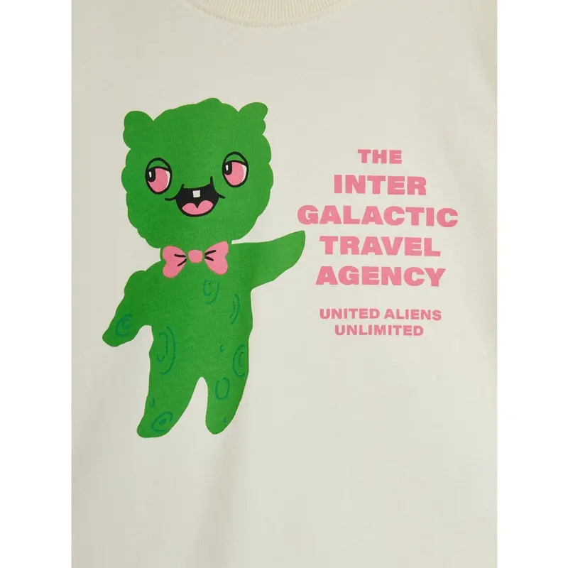 Mini Rodini Off-White Alien Travel Agency Sp Ss Tee 3