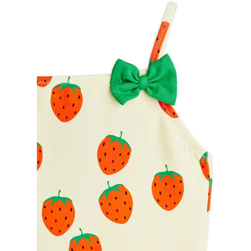 Mini Rodini Off-White Strawberries Aop Badedragt 2