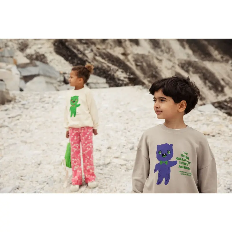 Mini Rodini Pink Starfall Aop Flared Trousers 2