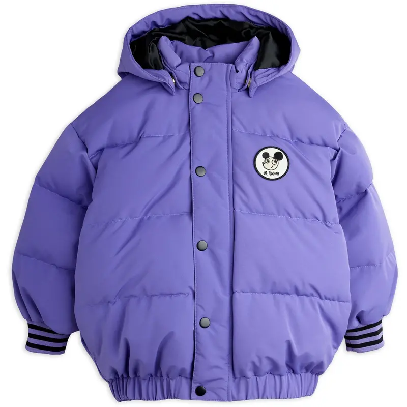 Mini Rodini Purple Ritzratz Patch Puffer 1
